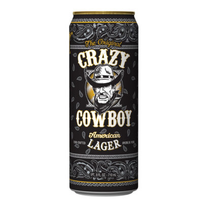 CRAZY COWBOY LAGER 24OZ